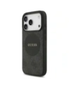 Etui Guess 4G Circle Classic Logo MagSafe do Apple iPhone 17 Pro czarny
