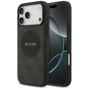 Etui Guess 4G Circle Classic Logo MagSafe do Apple iPhone 17 Pro Max czarny