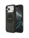 Etui Guess 4G Circle Classic Logo MagSafe do Apple iPhone 17 Pro Max czarny