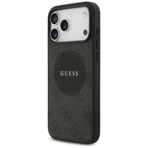 Etui Guess 4G Circle Classic Logo MagSafe do Apple iPhone 17 Pro Max czarny