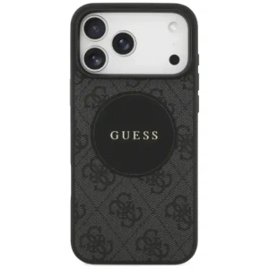 Etui Guess 4G Circle Classic Logo MagSafe do Apple iPhone 17 Pro Max czarny