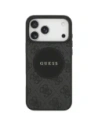 Etui Guess 4G Circle Classic Logo MagSafe do Apple iPhone 17 Pro Max czarny