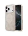 Etui Guess 4G Circle Classic Logo MagSafe do Apple iPhone 17 Pro różowy