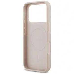 Etui Guess 4G Circle Classic Logo MagSafe do Apple iPhone 17 Pro różowy
