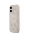 Etui Guess 4G Circle Classic Logo MagSafe do Apple iPhone 17 różowy