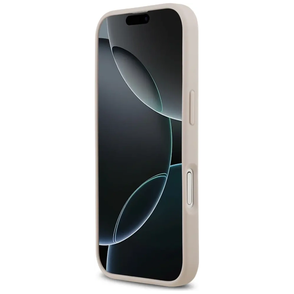 Etui Guess 4G Circle Classic Logo MagSafe do Apple iPhone 17 różowy