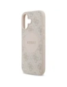 Etui Guess 4G Circle Classic Logo MagSafe do Apple iPhone 17 różowy
