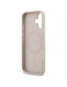 Etui Guess 4G Circle Classic Logo MagSafe do Apple iPhone 17 różowy