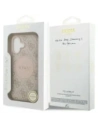 Etui Guess 4G Circle Classic Logo MagSafe do Apple iPhone 17 różowy