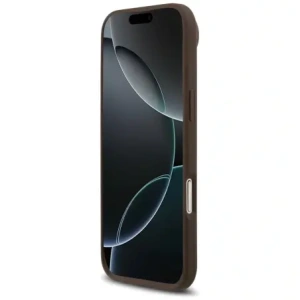 Etui Guess 4G Circle Classic Logo MagSafe do Apple iPhone Air brązowy