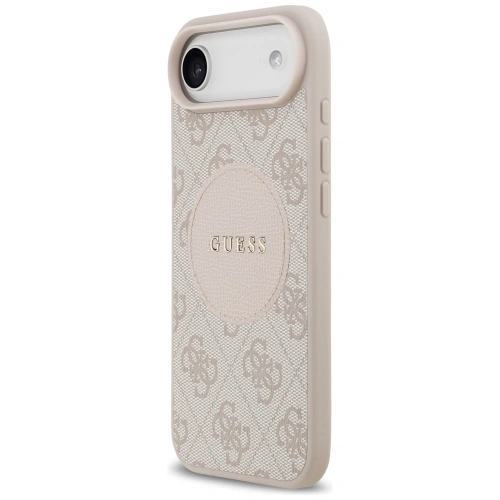 Etui Guess 4G Circle Classic Logo MagSafe do Apple iPhone Air różowy