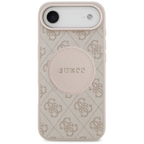Etui Guess 4G Circle Classic Logo MagSafe do Apple iPhone Air różowy
