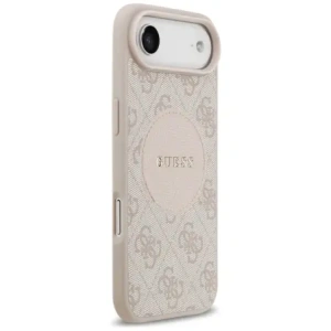 Etui Guess 4G Circle Classic Logo MagSafe do Apple iPhone Air różowy