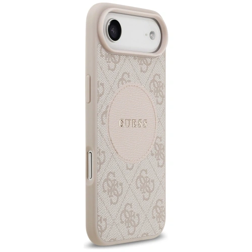 Etui Guess 4G Circle Classic Logo MagSafe do Apple iPhone Air różowy
