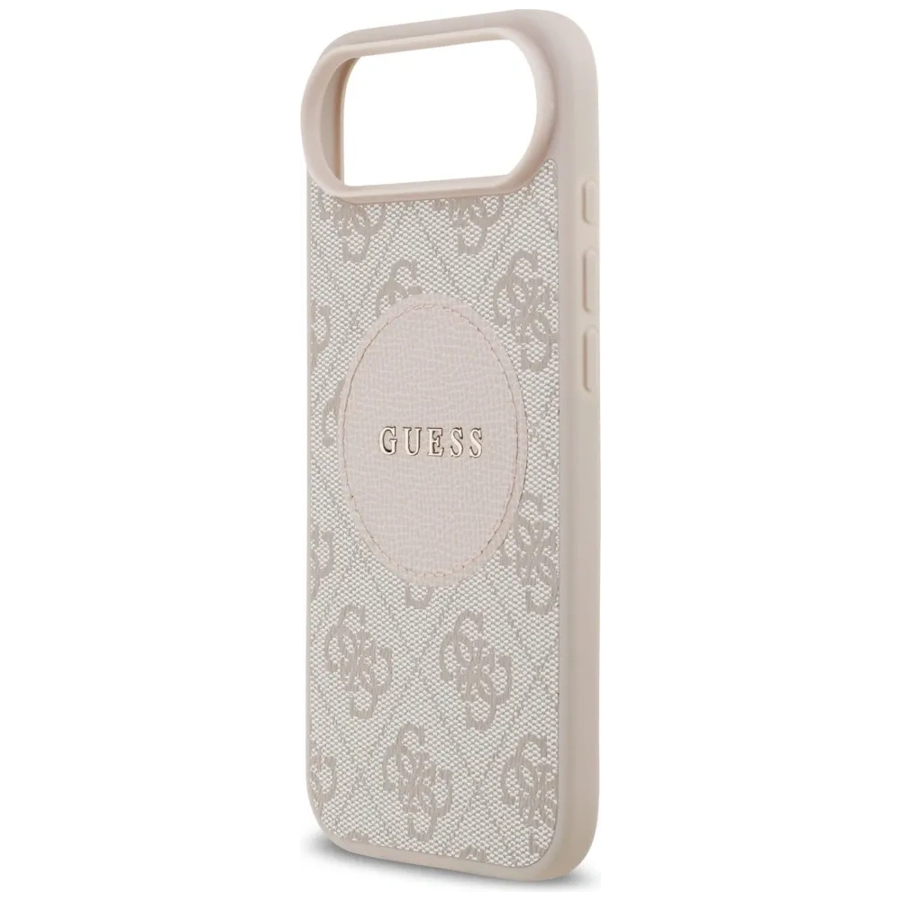 Etui Guess 4G Circle Classic Logo MagSafe do Apple iPhone Air różowy