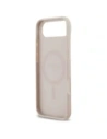 Etui Guess 4G Circle Classic Logo MagSafe do Apple iPhone Air różowy