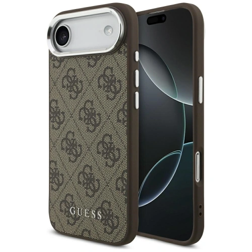 Etui Guess 4G Classic Logo MagSafe do Apple iPhone Air brązowy