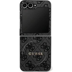Etui Guess 4G Classic MagSafe do Samsung Galaxy Z Flip7 czarny