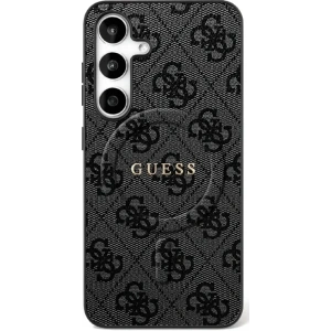 Etui Guess 4G Ring Classic Logo MagSafe do Samsung Galaxy S25 FE czarny