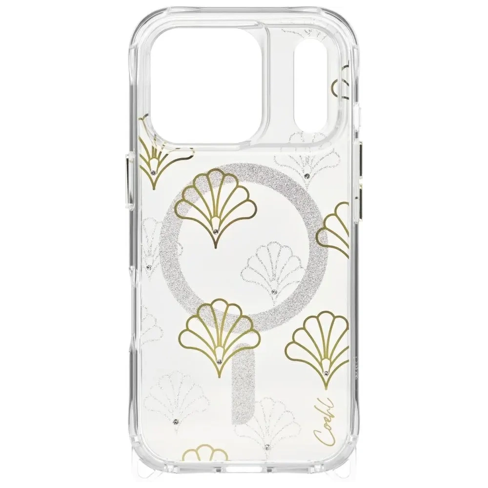 Etui UNIQ Coehl Maree do Apple iPhone 17 Pro Magnetic Charging srebrny