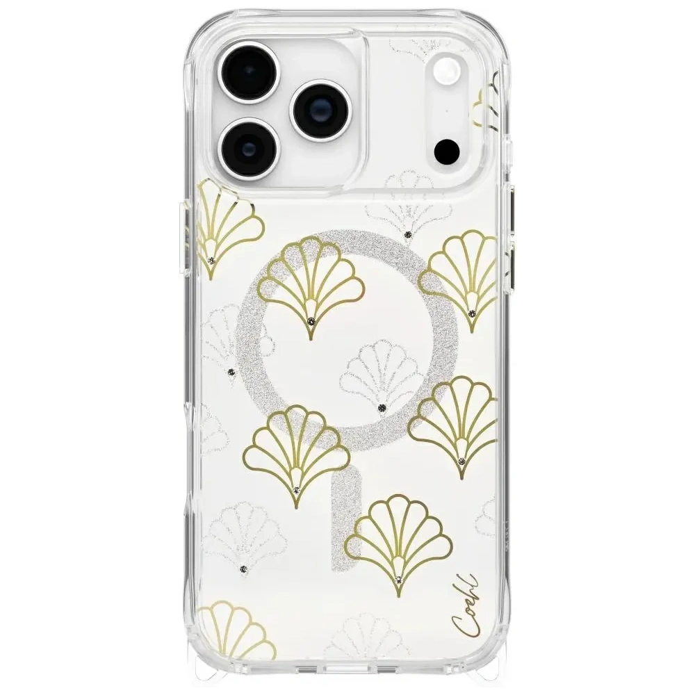 Etui UNIQ Coehl Maree do Apple iPhone 17 Pro Max Magnetic Charging srebrny