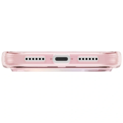 Etui UNIQ Iridescia do Apple iPhone 17 Pro Magclick Charging pink prism