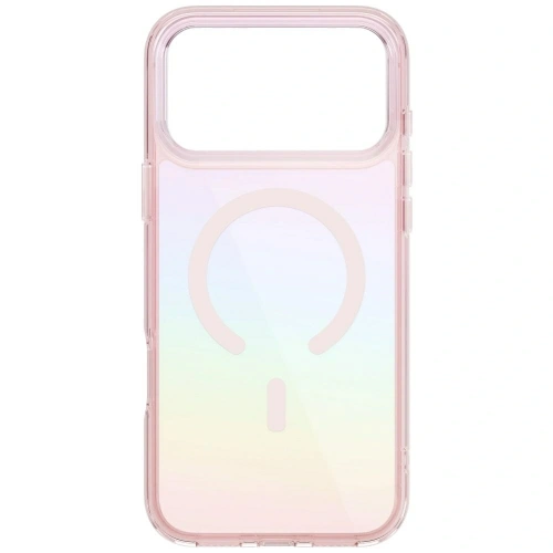 Etui UNIQ Iridescia do Apple iPhone 17 Pro Magclick Charging pink prism