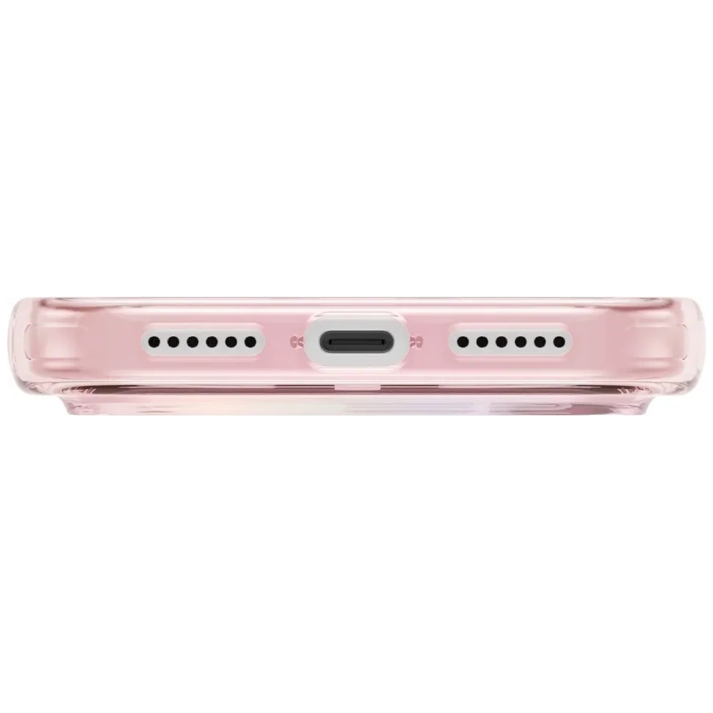 Etui UNIQ Iridescia do Apple iPhone 17 Pro Max Magclick Charging pink prism