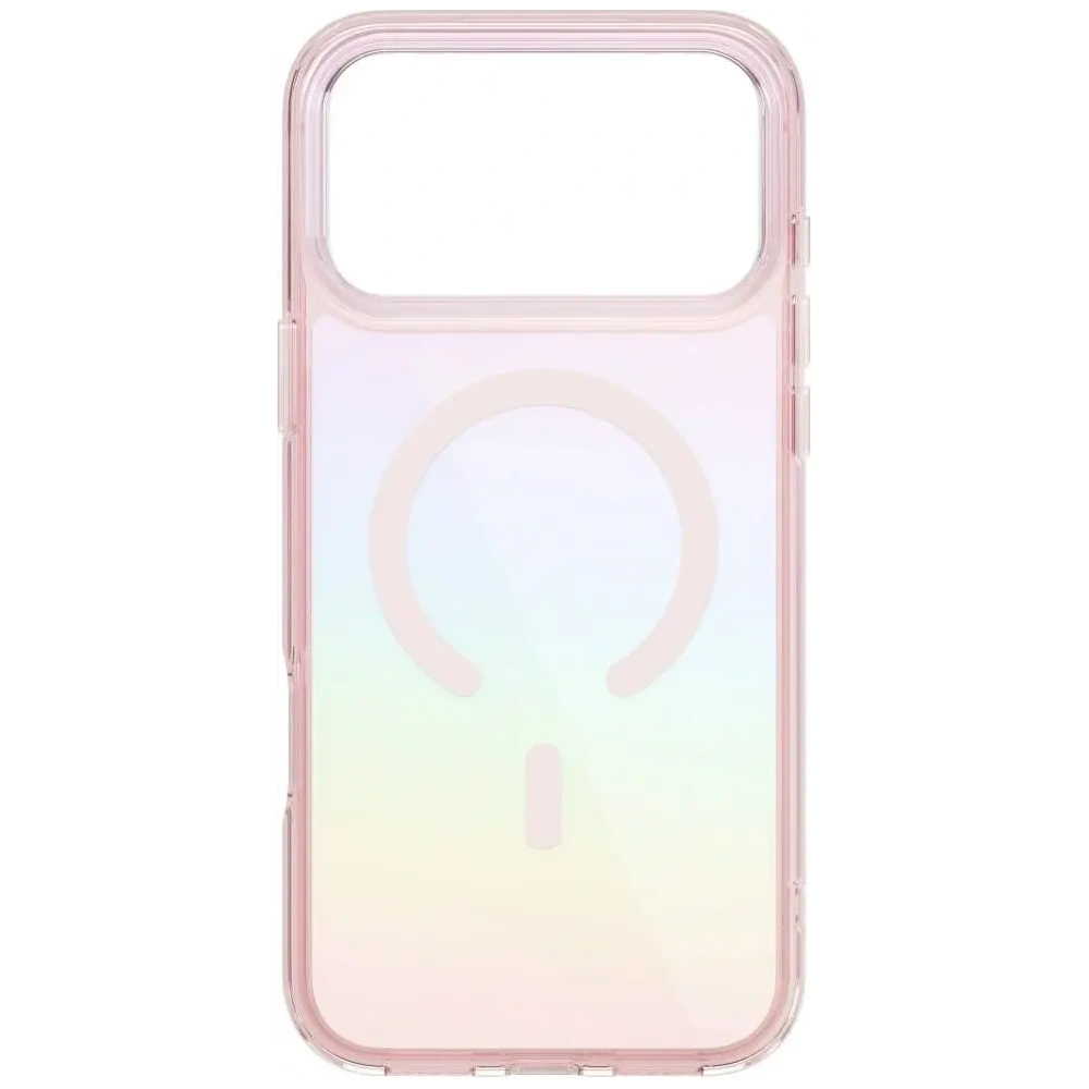 Etui UNIQ Iridescia do Apple iPhone 17 Pro Max Magclick Charging pink prism