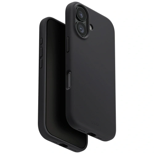 Etui UNIQ Lino do Apple iPhone 17 Magclick Charging szary
