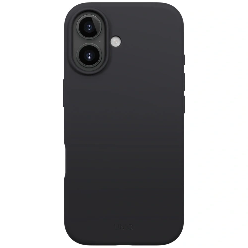 Etui UNIQ Lino do Apple iPhone 17 Magclick Charging szary