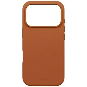 Etui UNIQ Lino do Apple iPhone 17 Pro Magclick Charging pomarańczowy