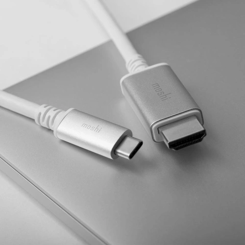 Kup Moshi Kabel USB-C zu HDMI, 4K / 60 Hz (Weiß) - MOSH013WHT - {ean13} - Sklep Home Screen