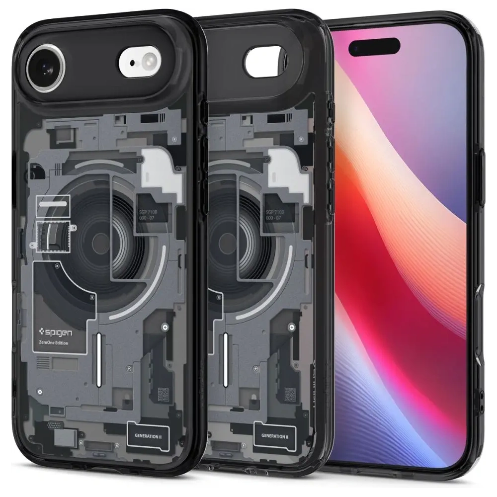 Etui Spigen Ultra Hybrid Mag MagSafe do Apple iPhone Air Zero One Black