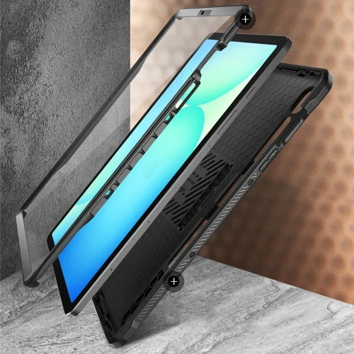 Etui Supcase Unicorn Beetle Pro do Samsung Galaxy Tab S9 11.0 / S9 FE / S10 FE / S10 Lite 10.9 X710 / X716b / X510 / X516b / X520 / X526 / X400 / X406b Black