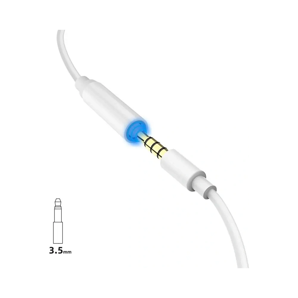 Adapter audio DUDAO L16i przejściówka Lightning / mini jack 3.5mm biały
