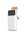 Powerbank DUDAO K6 Pro 10000mAh z kablem USB-A, USB-C, Lightning biały