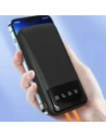 Powerbank DUDAO K6 Pro 10000mAh z kablem USB-A, USB-C, Lightning biały