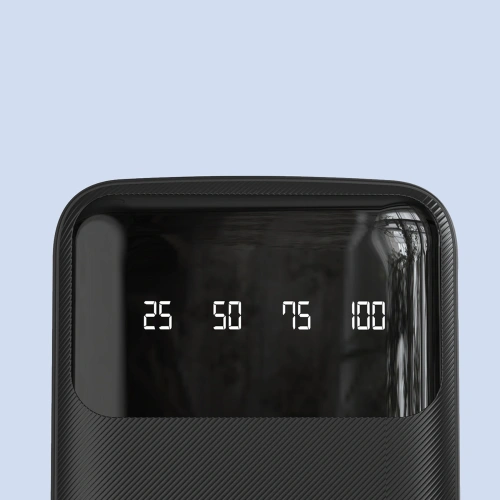 Powerbank DUDAO K6 Pro 10000mAh z kablem USB-A, USB-C, Lightning biały