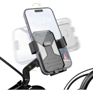 Uchwyt rowerowy / motocyklowy do telefonu DUDAO F7C+ czarny