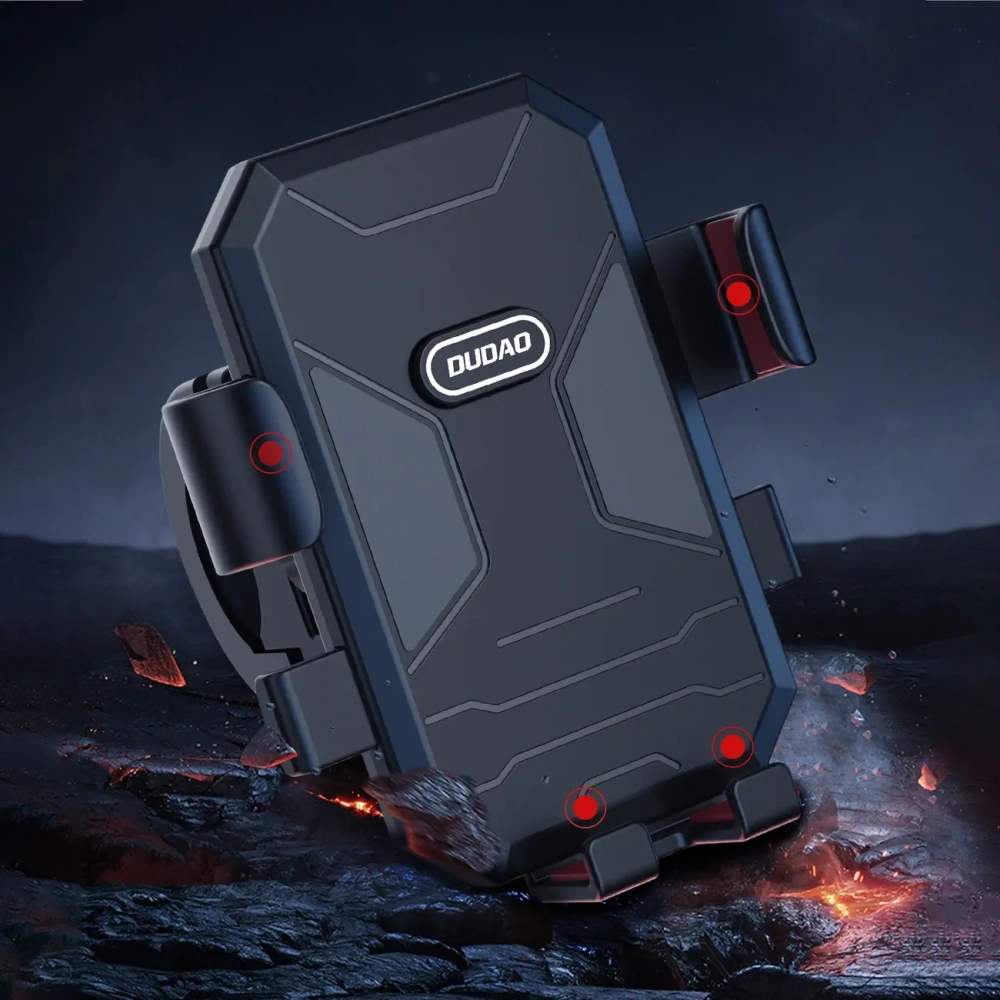 Uchwyt rowerowy / motocyklowy do telefonu DUDAO F7C+ czarny