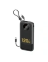 Powerbank DUDAO K13 10000mAh z wbudowanym kablem czarny