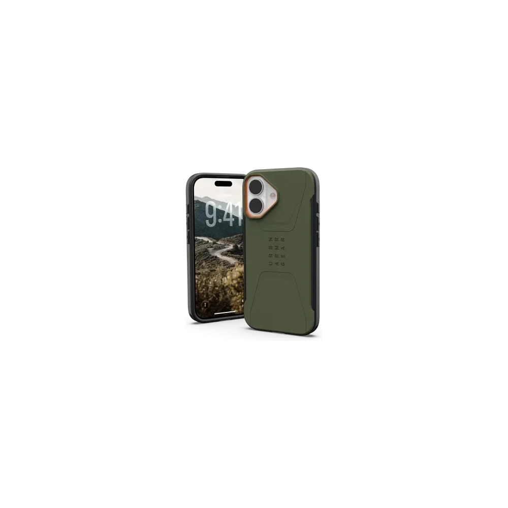 Etui UAG Urban Armor Gear Civilian MagSafe do Apple iPhone 17 (olive/orange)
