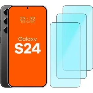 Szkło ochronne 2.5D Bizon Smart Glass do Samsung Galaxy S24 [3 PACK]