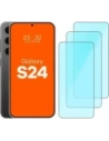Szkło ochronne 2.5D Bizon Smart Glass do Samsung Galaxy S24 [3 PACK]
