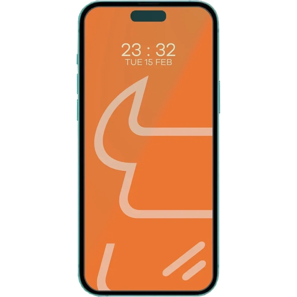 Szkło ochronne 2.5D Bizon Smart Glass do Apple iPhone 15 / 16 [3 PACK]