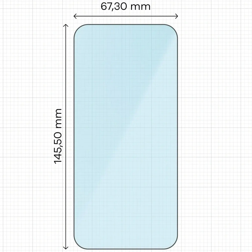 Szkło ochronne 2.5D Bizon Smart Glass do Apple iPhone 17 / 17 Pro / 16 Pro [3 PACK]