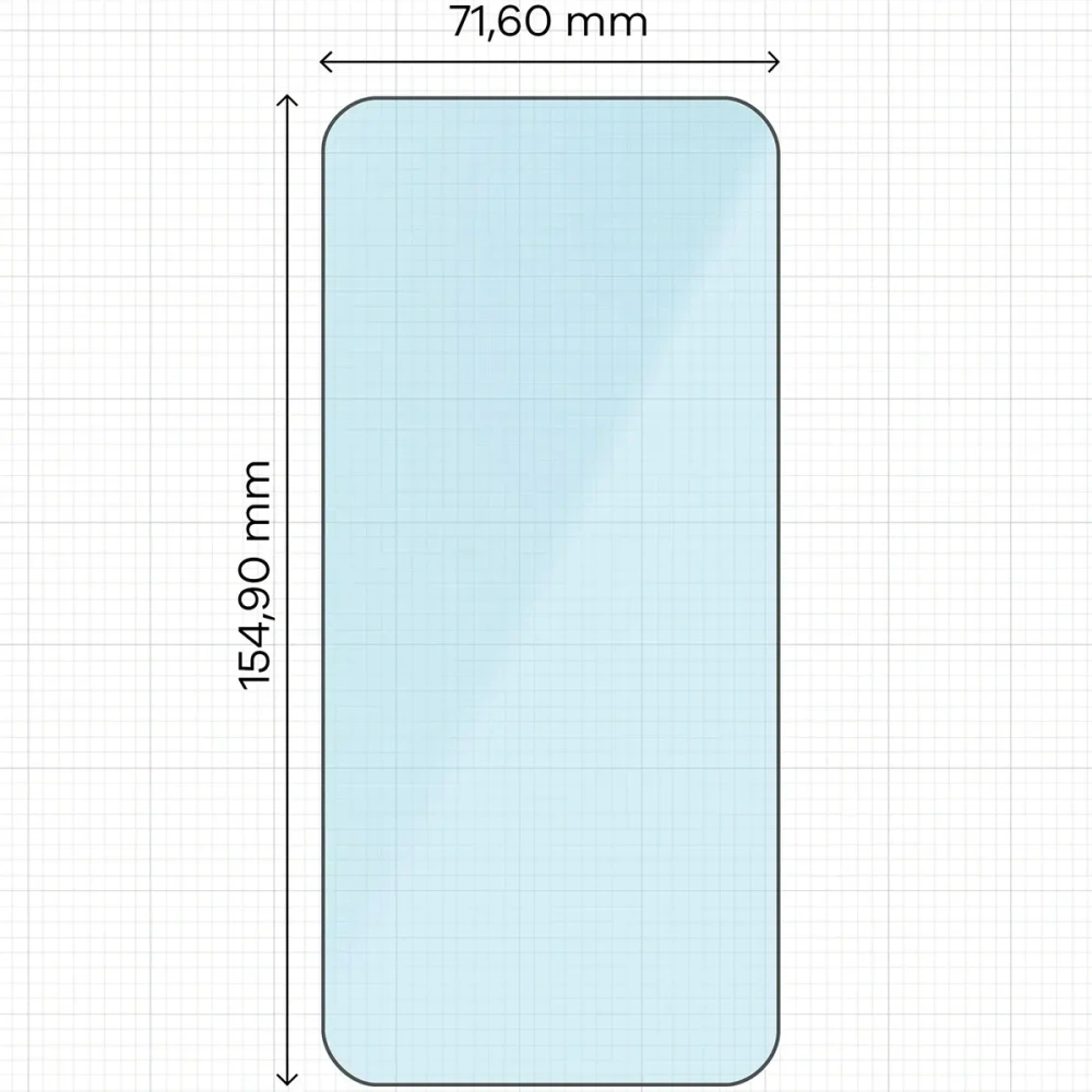 Szkło ochronne 2.5D Bizon Smart Glass do Apple iPhone 16 Plus [3 PACK]