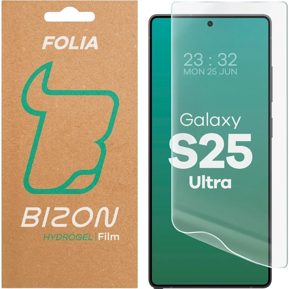 Folia hydrożelowa na ekran Bizon Glass Hydrogel Front do Samsung Galaxy S25 Ultra
