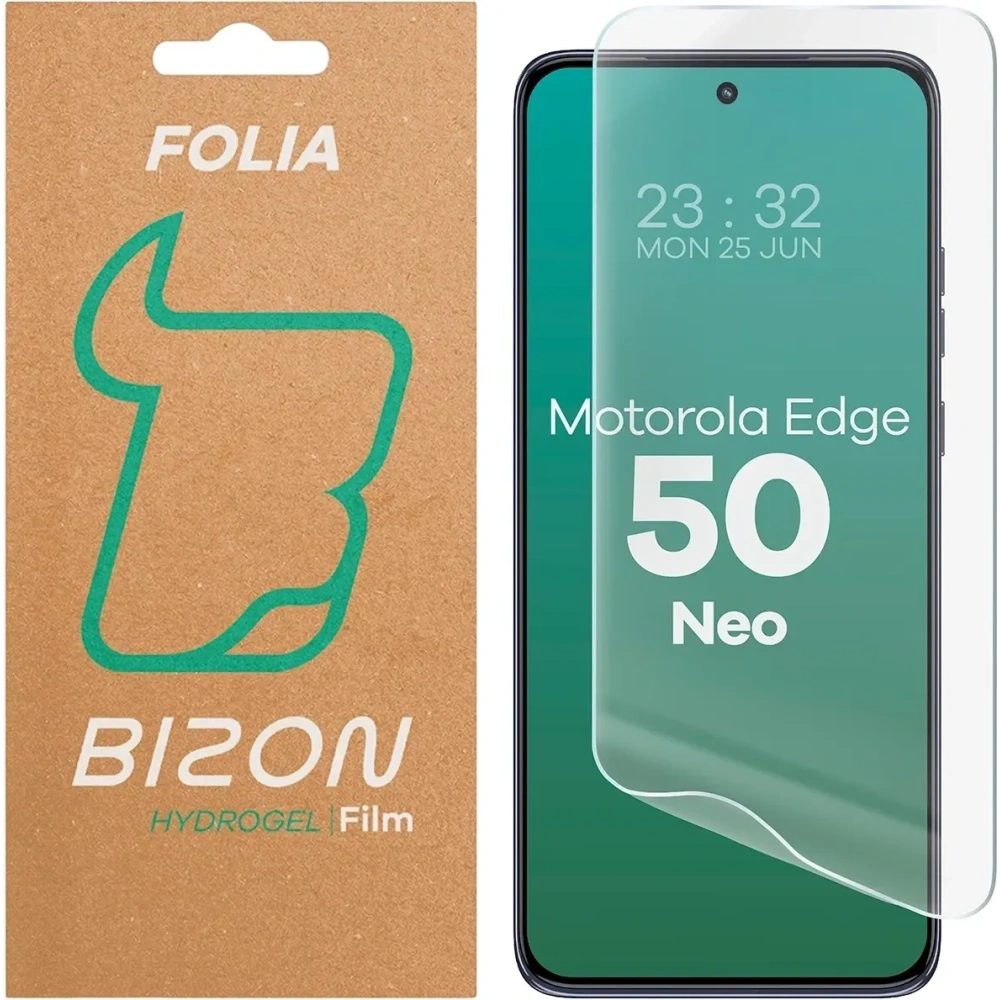 Folia hydrożelowa na ekran Bizon Glass Hydrogel Front do Motorola Edge 50 Neo